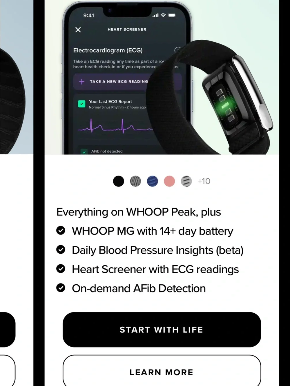 WHOOP Life Fitness Tracker